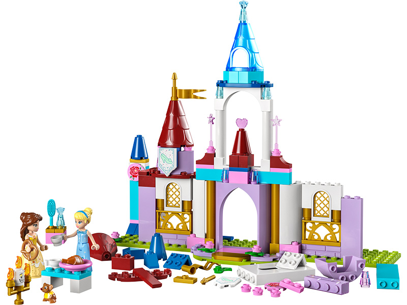 Lego zamki księżniczek Belli i Kopciuszka